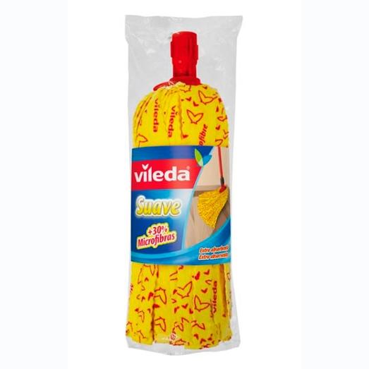 VILEDA - RECAMBIO FREGONA SUAVE UNIVERSAL AMARILLA (Ref.143142)
