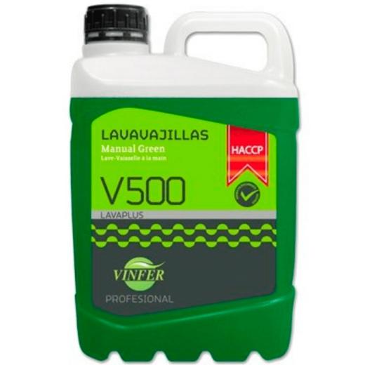 VINFER - LAVAVAJILLAS MANUAL V500 GREEN PROF GARRAFA 5L VERDE (Ref.L301G05032)