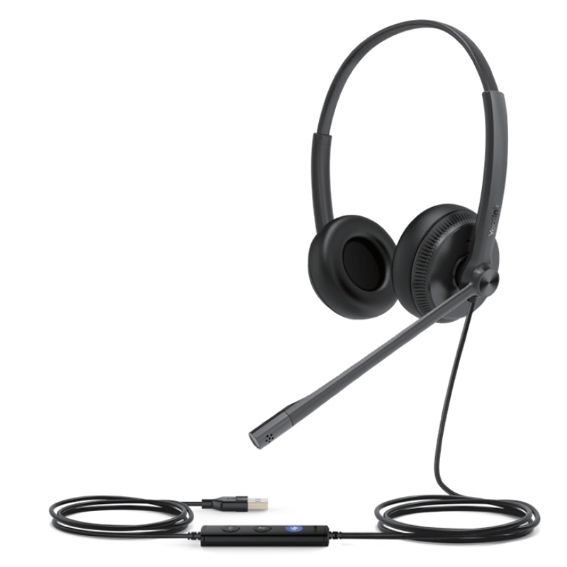 YEALINK - Auriculares biaurales USB (Ref.UH34 Dual Teams)