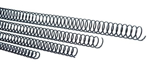 YOSAN - ESPIRAL METALICA paso 56 (4:1&quot;) NEGRO 28 mm CAJA de 50 (Ref.3034EMN28)