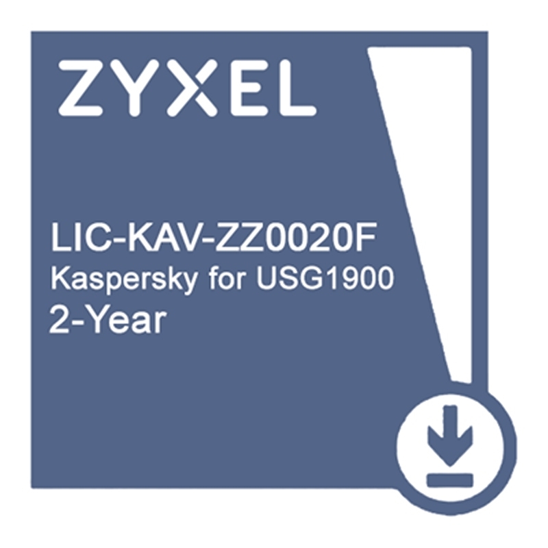 ZYXEL - Licencia USG1900 Karpersky 2 Años (Ref.LIC-KAV-ZZ0020F)