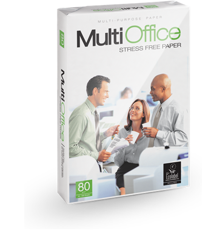 MULTIOFFICE - PAPEL A4 - 80g - Blancura CIE 161 - Paquete 500h (Ref.40001247)