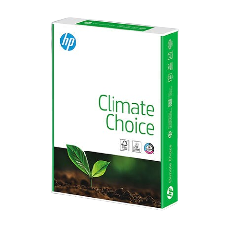 HP CLIMATE - PAPEL 0% EMISIONES CO2 - A4 - 80g - CIE 161 - Paquete 500h (Ref.40100422)