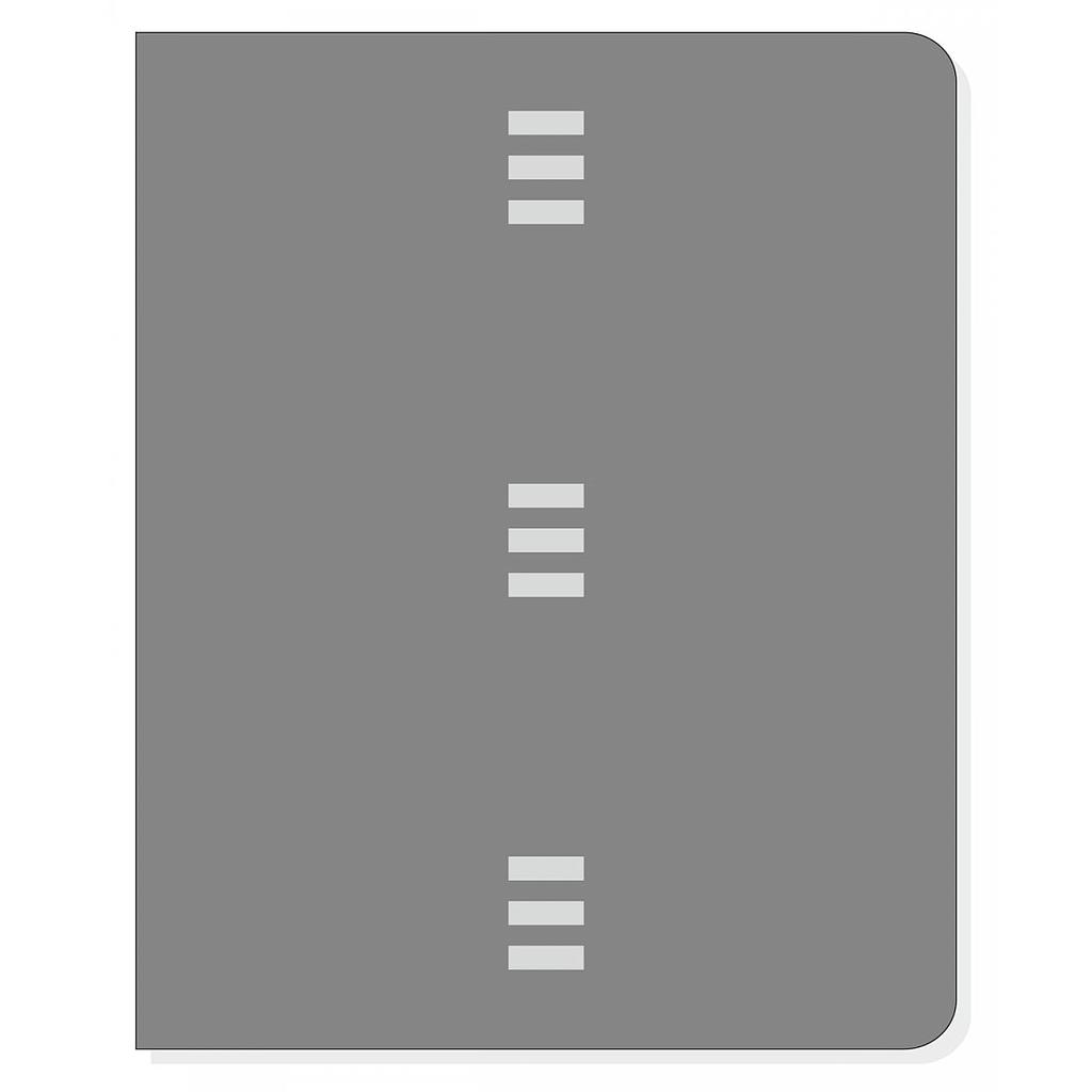 FINOCAM - RECAMBIO ARCHIVADOR PARA OPEN 400 - 91x152mm - 2 Anillas (Ref.R469-1950061)