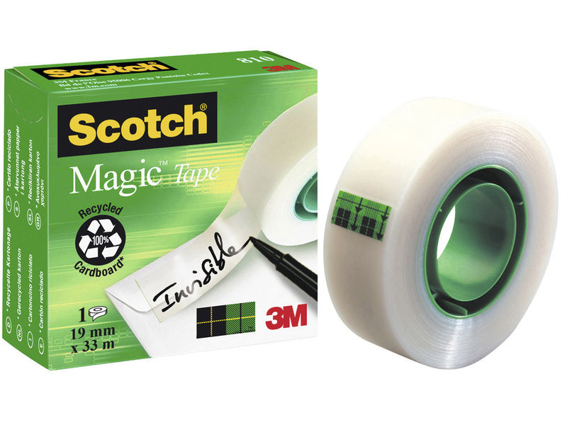 SCOTCH - Cinta adhesiva Magic Invisible medidas 19 mm. x 33 m. FT510030669 (Ref.70005241826)