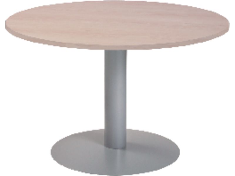 ROCADA - Mesa de reunión circular Serie Meeting Melamina Diametro 120cm Haya-Haya (Ref.3006AT01)