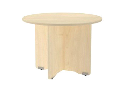 ROCADA - Mesa de reunión circular Serie Meeting Diametro 120cm Haya-Haya (Ref.3006AA01)