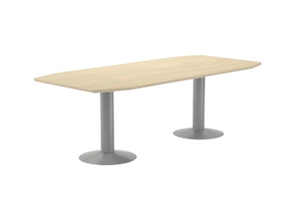 ROCADA - Mesa rectangular Serie Meeting Reunión 220x100cm Gris-Aluminio (Ref.3003AT02)