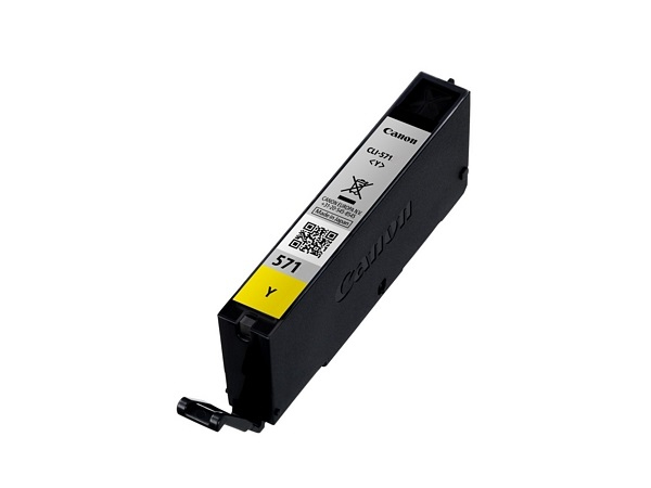 CANON - Cartuchos ORIGINALES Inyección De Tinta CLI-571 Y (Ref.0388C001)