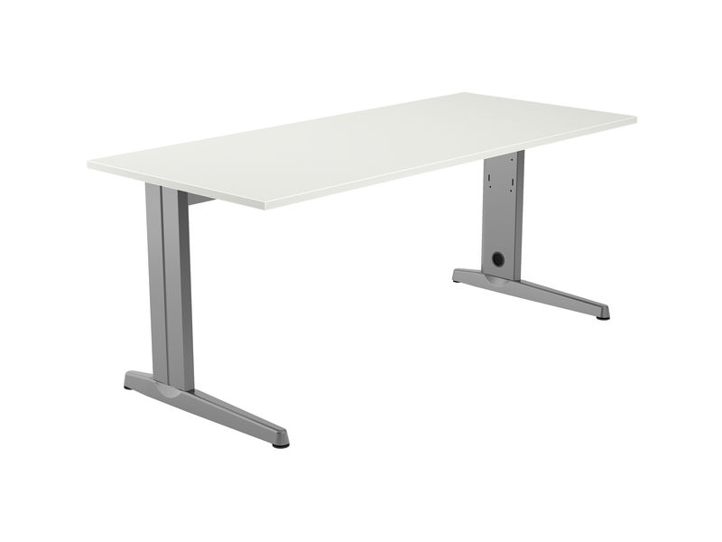 ROCADA - Mesa Rectangular Metal Aluminio-Blanco 180X80 (Ref.2003AC04)