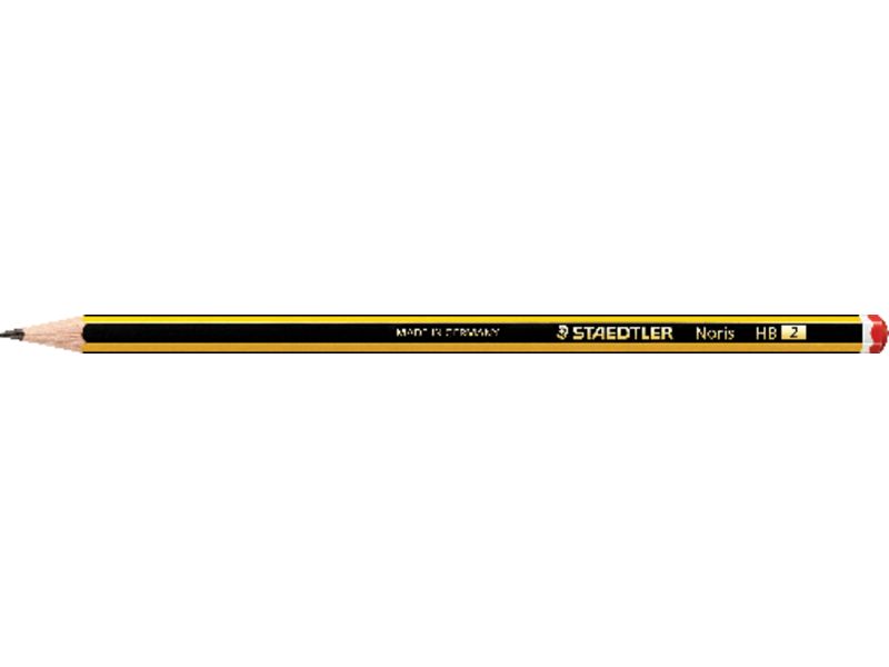 STAEDTLER - Lapiz Noris Madera B Grafito Hexagonal (Ref.120-1)