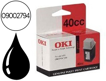 OKI - Cartuchos ORIGINALES Inyección De Tinta FAX 510 OLYFAX 725 -1700 PAG A4 (Ref.09002794)