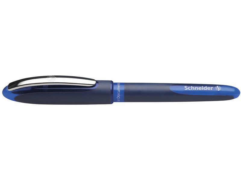 SCHNEIDER - Rollerball AZUL CON CLIP METÁLICO. TRAZO 0,6 MM. (Ref.183003)