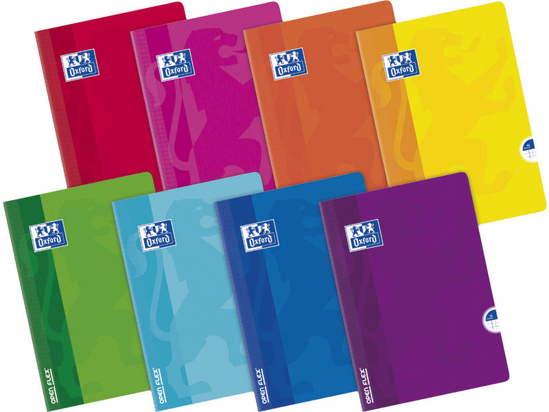 OXFORD - Libreta GRAPADA OPENFLEX A4 48H 90G 5X5 NEGRA (Ref.100105795)