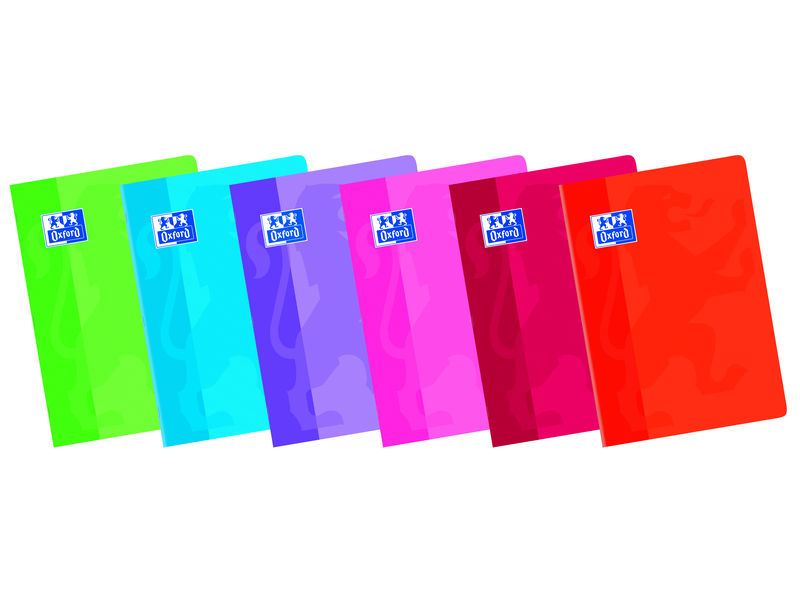 OXFORD - Libreta grapada 48h A4 Cuadricula 4x4 Surtido (Ref.100101228)