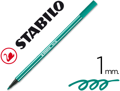 STABILO - ROTULADOR ACUARELABLE PEN 68 VERDE ESMERALDA 1 MM (Ref.68/36)
