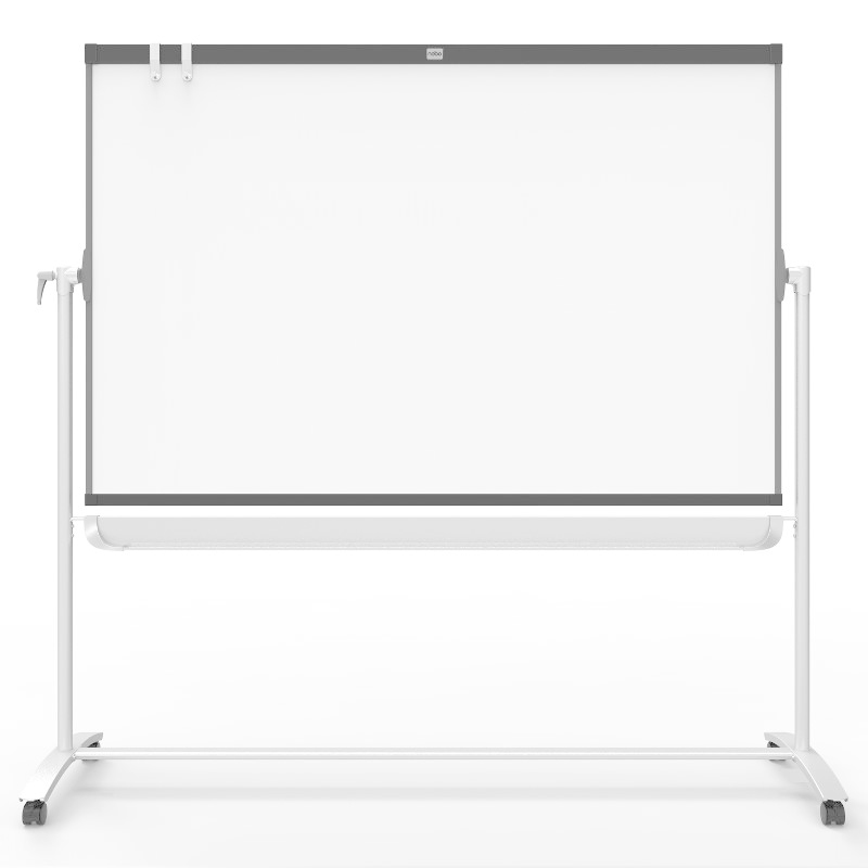 NOBO - PIZARRA BLANCA MOVIL PRESTIGE MAGNETICA DE ACERO VITRIFICADO MARCO ALUMINIO NEGRO 1200X900 MM (Ref.1903941 / 1901033)