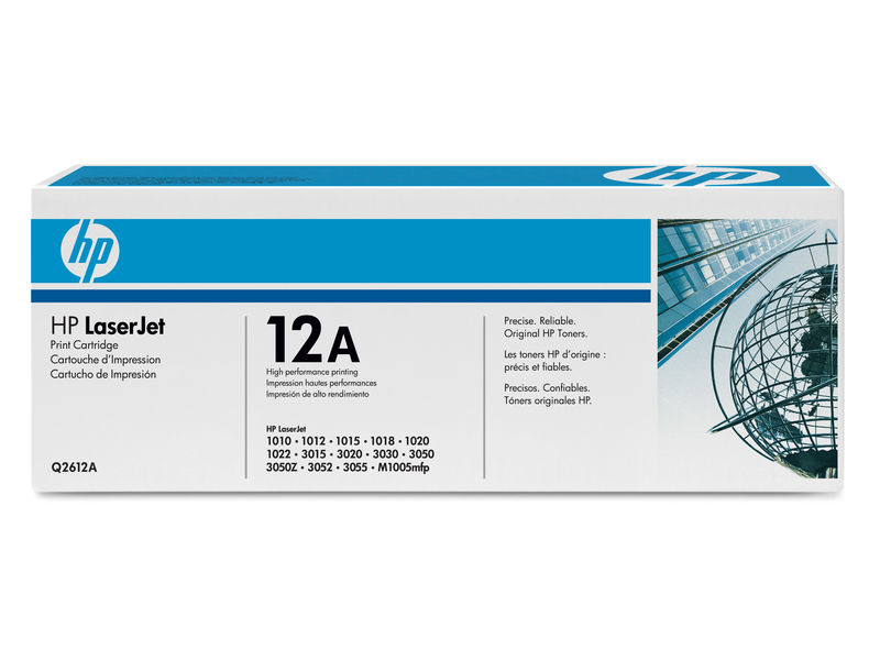 HP ( HEWLETT PACKARD ) - Toner Laser ORIGINALES 12A Negro (Ref.Q2612A)