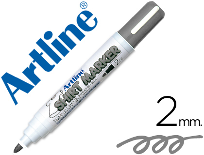 ARTLINE - ROTULADOR CAMISETA IS PUNTA REDONDA 2 MM PARA USO EN CAMISETAS (Ref.EKT-2 GR)