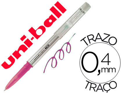 UNI-BALL - BOLIGRAFO ROLLER TSI UF-220 BORRABLE 0,7 MM TINTA GEL ROSA (Ref.190686000)