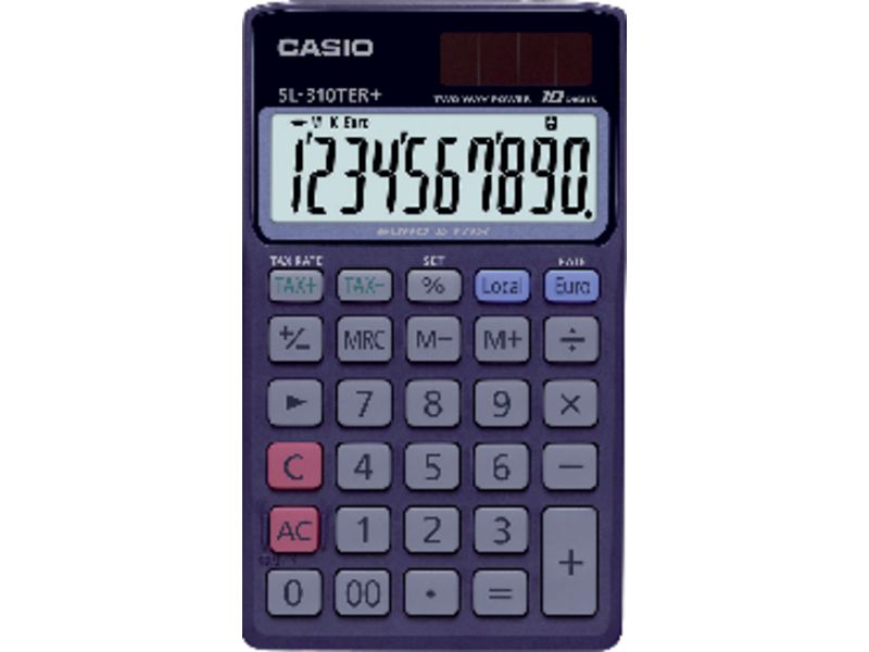 CASIO - Calculadora SL-310 TER 10 digitos (Ref.SL-310TER)