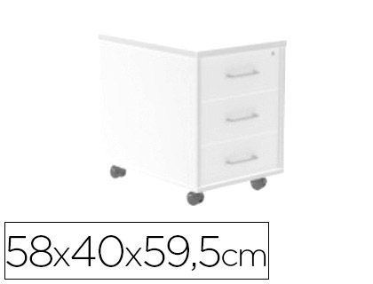 ROCADA - Buck Store 3 Cajones Blanco 4003W04 (Ref.4003AW04)