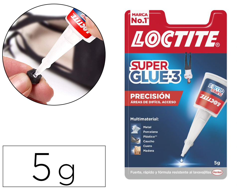 LOCTITE - Pegamento Super Glue-3 PRECISION 5gr (Ref.2640076)