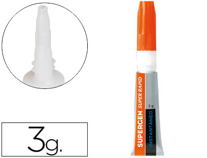TESA - PEGAMENTO SUPERGEN 3 GRS TAPON ANTIOBSTRUCCION CIANOCRILATO (Ref.62603-00000-00)