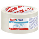 TESA - CINTA ADHESIVA TRANSPARENTE BASIC 66 MT X 50 MM PARA EMBALAJE (Ref.58570-00000-00)