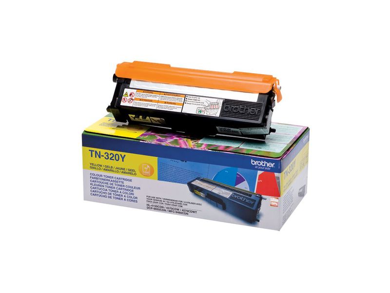 BROTHER - Toner Laser ORIGINALES TN-320Y Amarillo 1.500pg (Ref.TN320Y)