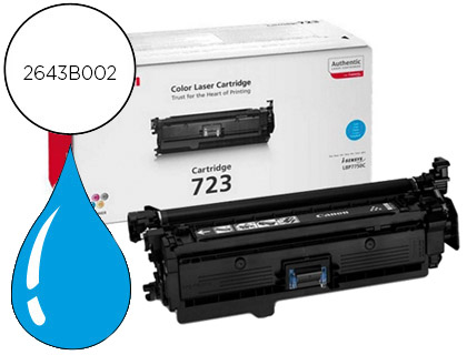 CANON - Toner Laser ORIGINALES 723C CYAN 8,5K AA (Ref.2643B002)