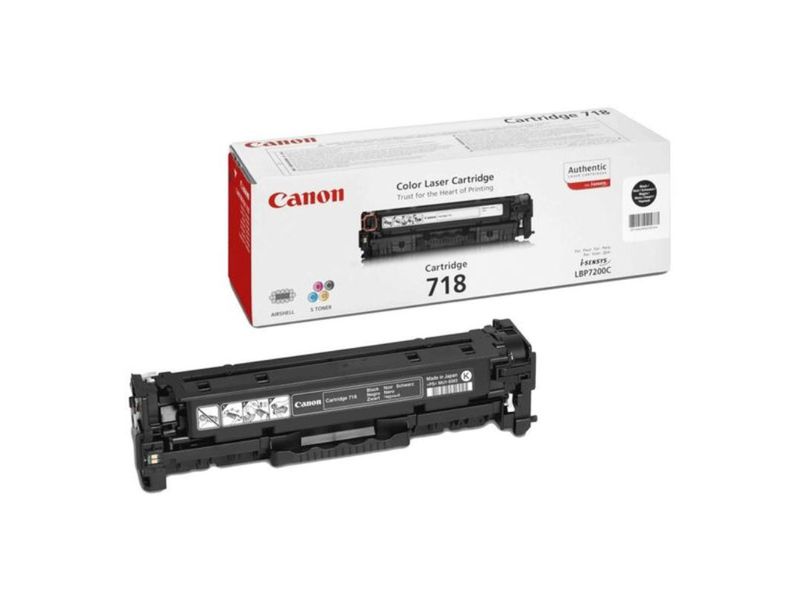 CANON - Toner Laser ORIGINALES 718 Negro (Ref.2662B002)