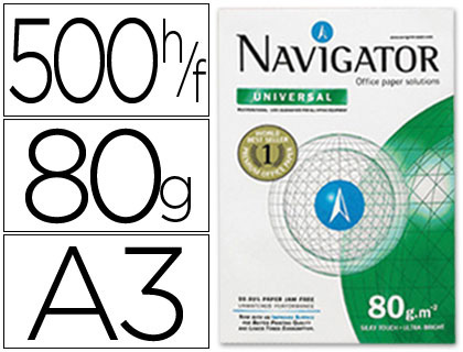 NAVIGATOR - Universal Papel multifunción A3 - 80gr - 500h (Ref.40003925)