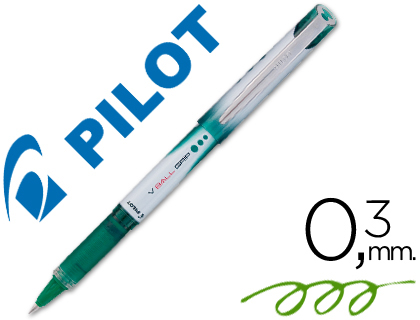 PILOT - ROTULADOR ROLLER V-BALL GRIP VERDE 05 MM (Ref.BLGP-VB05 VE)