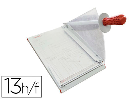 YOSAN - CIZALLA 33 METALICA DE PALANCA DIN A4 CON PANTALLA PROTECTORA (Ref.1520CIZ33)