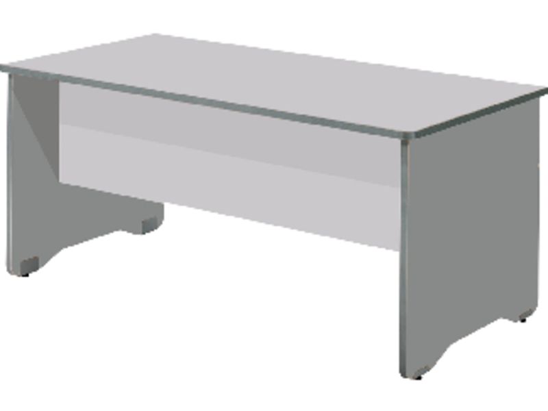 ROCADA - Mesa rectangular Serie Work Melamina 140X80cm Gris (Ref.2001AB02)
