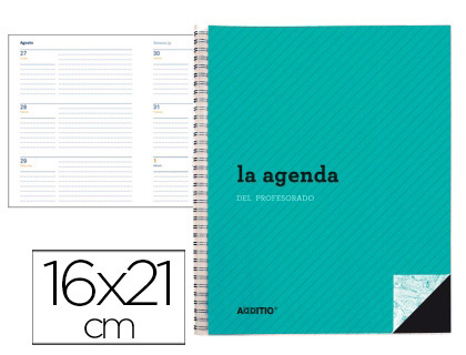 ADDITIO - Agenda PROFESOR PP SV CAST (Ref.P212)