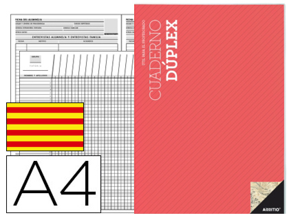 ADDITIO - Cuaderno DUPLEX PROFESOR CAT (Ref.P141)