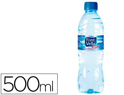 FONT VELLA - AGUA MINERAL NATURAL SANT HILARI 500ML (Ref.FV0.5)