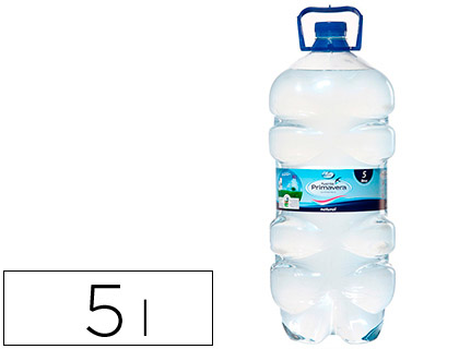 FUENTE PRIMAVERA - AGUA MINERAL NATURAL BOTELLA DE 5L (Ref.FP5L)