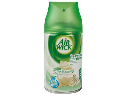 AIR WICK - AMBIENTADOR WHITE FLOWERS RECAMBIO DE 250 ML PARA APARATO FRESHMATIK (Ref.52849)