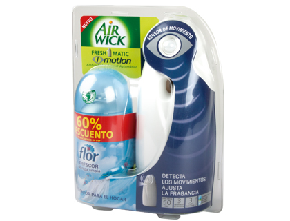AIR WICK - AMBIENTADOR SPRAY AUTOMATICO FRESHMATIC INCLUYE RECAMBIO (Ref.75324)