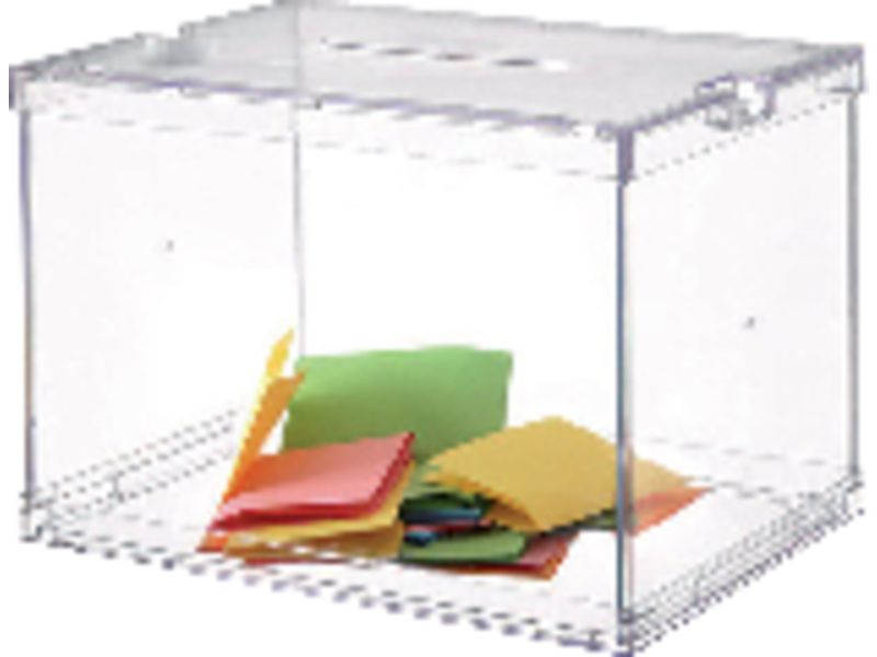 ARCHIVO 2000 - Buzon sugerencias 310x440x310 mm Transparente (Ref.6158CSTP)
