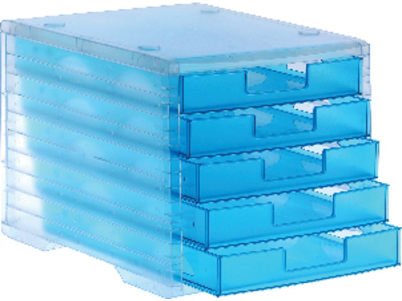 ARCHIVO 2000 - Bucs 5 cajones 340X270X255 Mandarina (Ref.4005MNTL)
