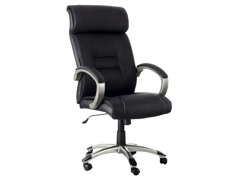 ARCHIVO 2000 - Sillones de dirección Pomba simil piel Negro Simil piel Brazos incluidos (Ref.6453NE)