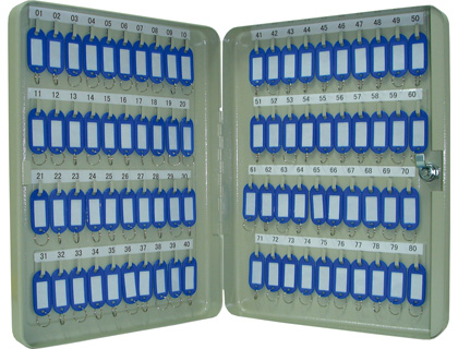 Q-CONNECT - ARMARIO METALICO PORTALLAVES 370X280X60 MM PARA 80 LLAVES (Ref.KF04274)