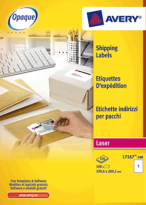 AVERY - C100H ET LASER 99.1X57 BL (Ref.L7173B-100)