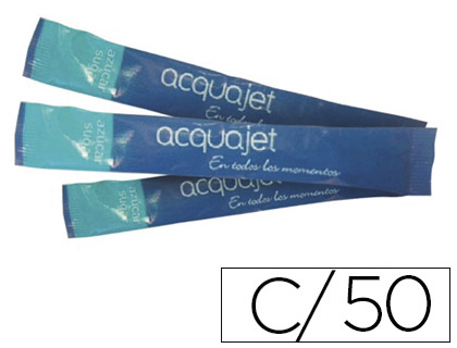 AZUCAR BLANCA ACQUAJET CON PALETINA SOBRE DE 7 G ENVASE DE 50 UNIDADES (Ref.20000122)