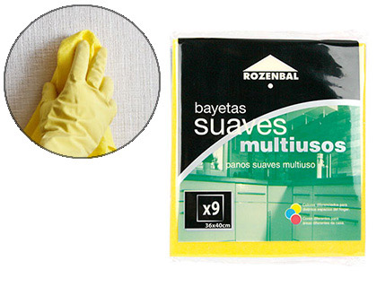 BAYETA MULTIUSO 36X40 CM PACK DE 9 UNIDADES (Ref.215027)