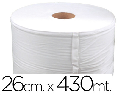 BOBINA CELULOSA INDUSTRIAL 26 CMS DE ANCHO X 400 MTS APROX DIAMETRO 33,5 CM PARA EL DISPENSADOR 46826 (Ref.10340113)